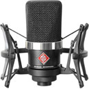 NEUMANN TLM 102 BK STUDIO SET KIT MICRO avec suspension élastique EA 4, noir