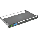 CANFORD MDU20S DISTRIBUTEUR SECTEUR CA 12x IEC, cordon captif 3m, courantom., interrupt., vert, gris