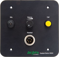 TECPRO - SYSTÈME DE COMMUNICATION - STATIONS POUR CASQUE