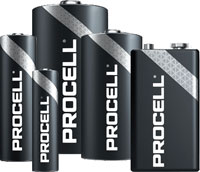 DURACELL - PROCELL - PILES ALCALINES