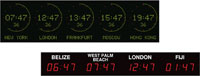 WHARTON CLOCKS - 4700N, 4700NIL - HORLOGES FUSEAUX HORAIRES