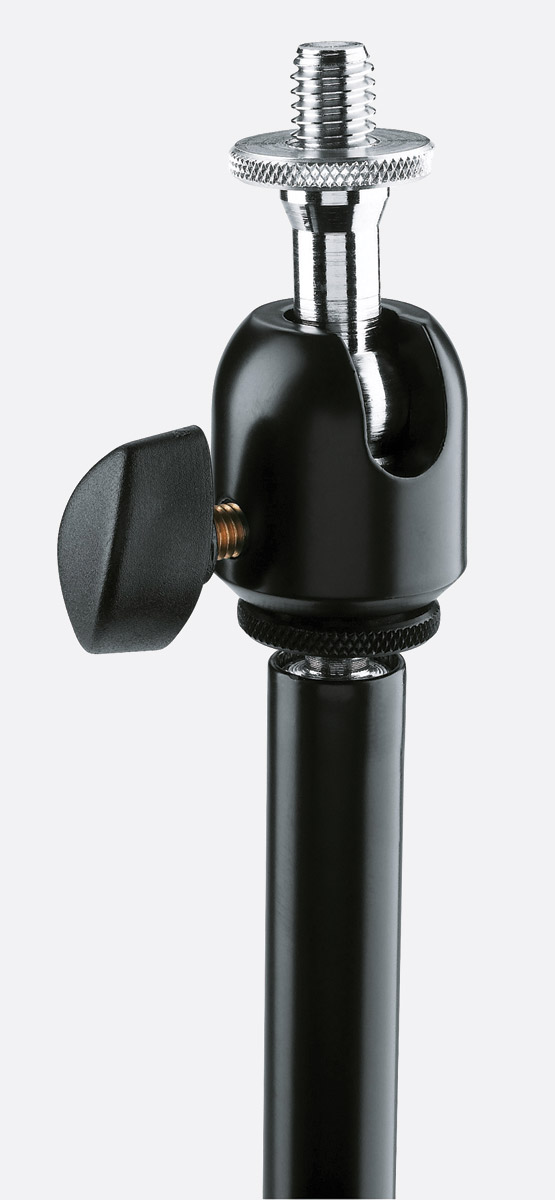 K&M 23956 FILTRE ANTI-POP avec perchette de fixation, col de cygne 330mm,  diamètre filtre 130mm, noir